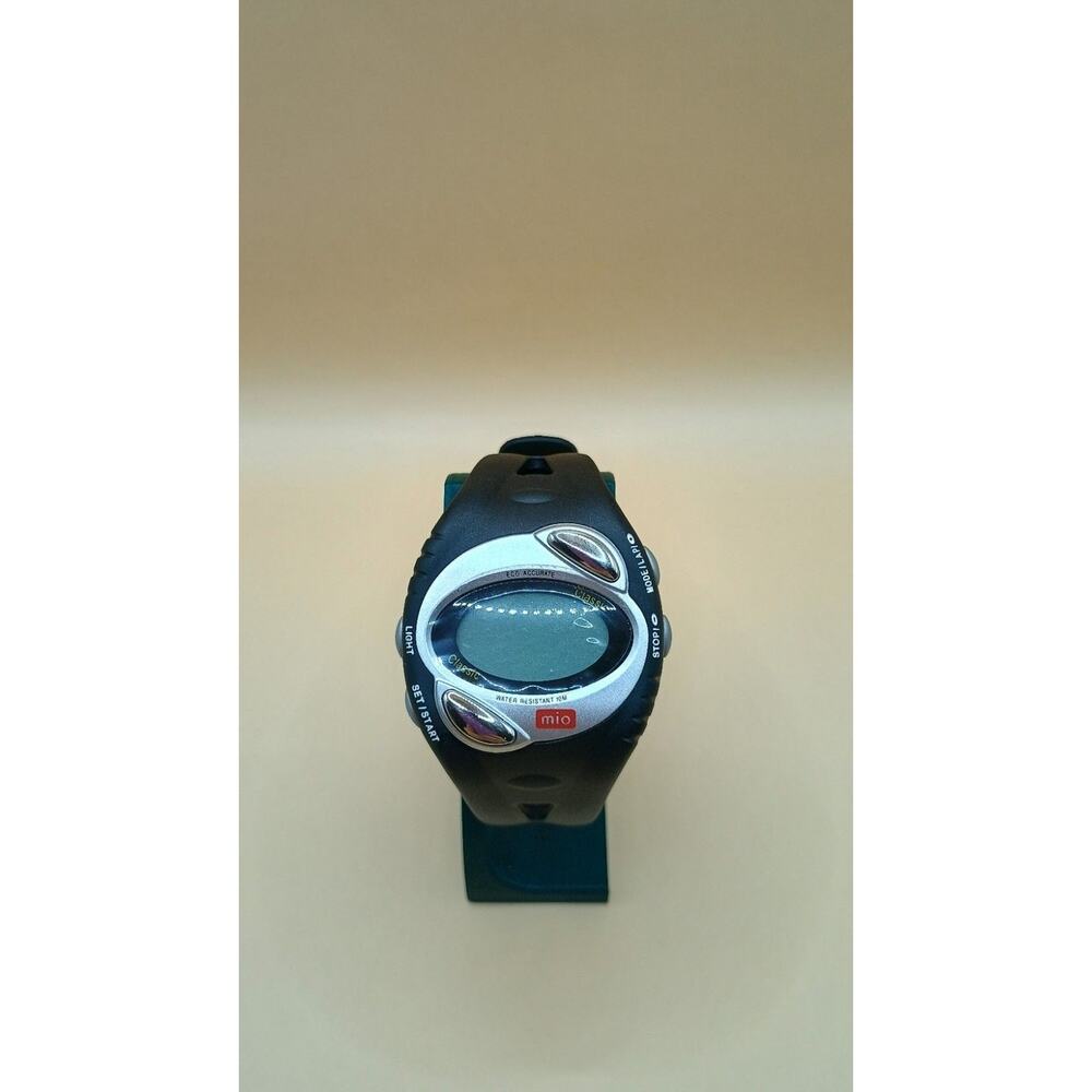 Mio Sport Women's Black Buckle Band Digital Watch - Needs New Battery